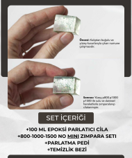 Epoksi Parlatıcı Cila Seti - Epoksi Parlatma Seti Kolye, Takı - Görsel 2
