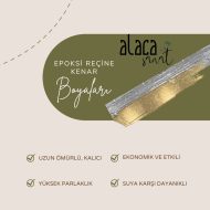 Epoksi Reçine Kenar Boyası - Altın Varak Boya - Görsel 4