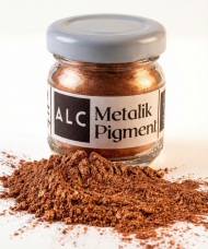 Bronz Bakır Kahverengi Epoksi Pigmenti - 10g Metalik Sedefli