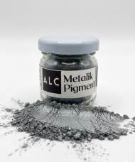 Gümüş Gri Epoksi Pigmenti - 10g Silver Metalik Sedefli Boya