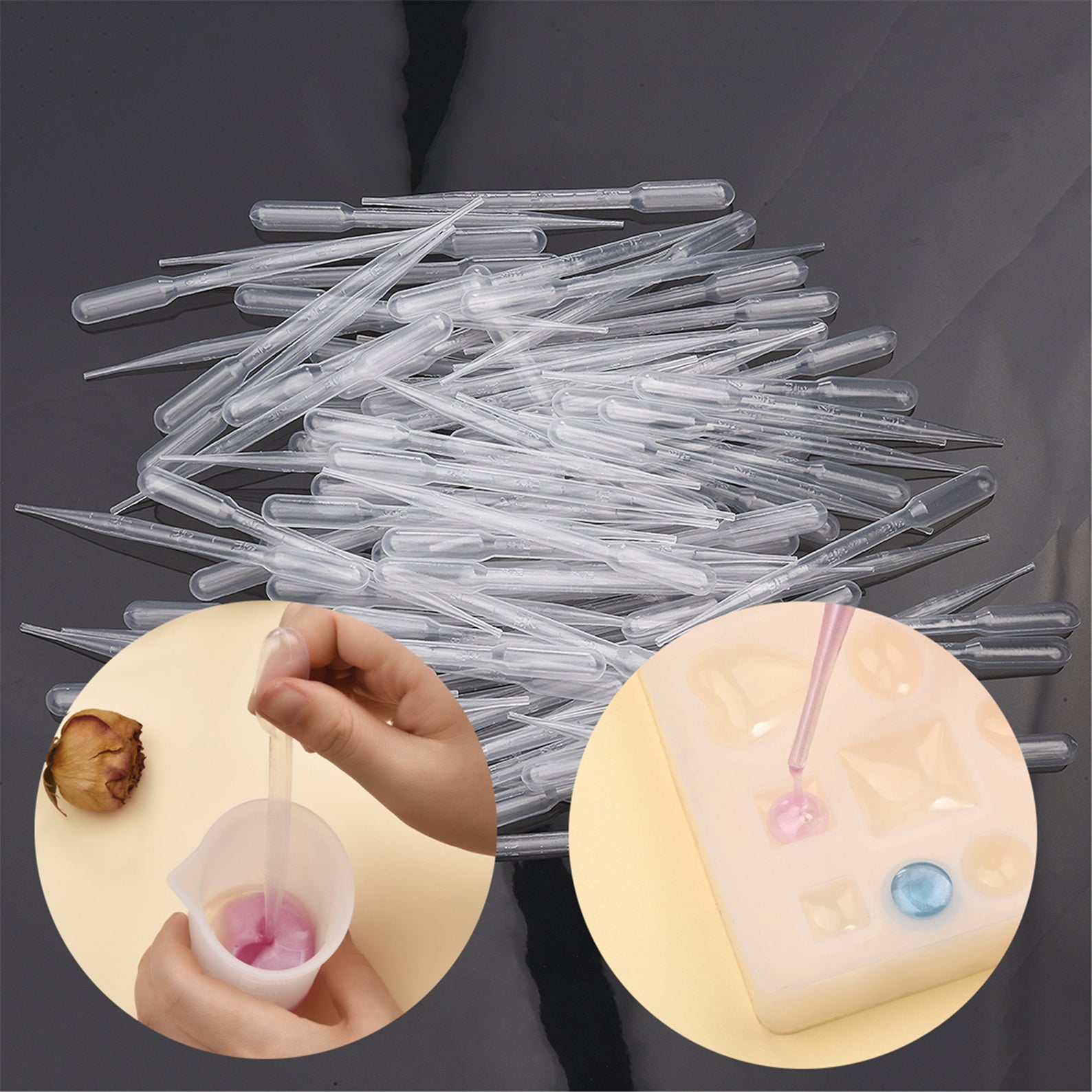 pipe1.jpg Epoksi Resin Silikon Kalıp Döküm Pipeti - 25 Adet - Görsel 1
