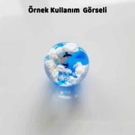 Epoksi Reçine Bulut Hamuru 25 GR - Şeffaf Kuş Figürü Hediyeli - Görsel 4