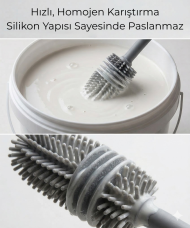 El Tipi Sır Karıştırıcı Mikser Fırçası - Görsel 2