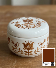 Başak Kahve - Hibrit Sıraltı Sıvı Seramik ve Porselen Boyası 50 ml - Görsel 3